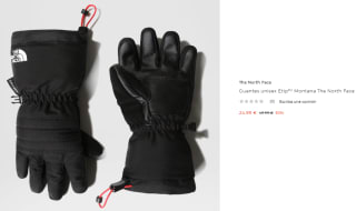 Guantes unisex Etip™ Montana The North Face por 24.99€