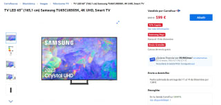 Ofertazas en TV Samsung + 15% cupón regalo Carrefour.