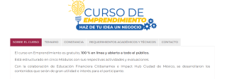 Curso de emprendimiento gratis en CONDUSEF