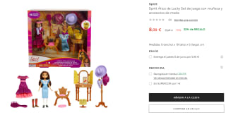 Spirit Ático de Lucky Set de juego con muñeca y accesorios de moda por 8.09€