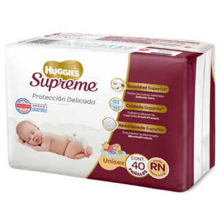 Pañales Huggies Supreme 40pzas a $153 en DelSol