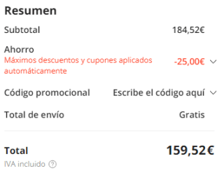 OnePlus Nord CE 3 Lite 5G 8GB/128GB por 159,52€