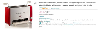 Grill - Ariete Steak House Grill 730 Vertical, Potencia 1300W, Doble resistencia, Inox por 33€