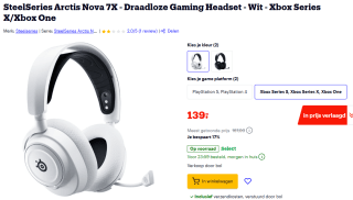 Steelseries Nova 7X voor €139 bij Bol
