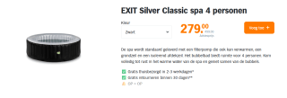 EXIT Silver Classic spa (4 personen) voor €279 in de AH voordeelshop