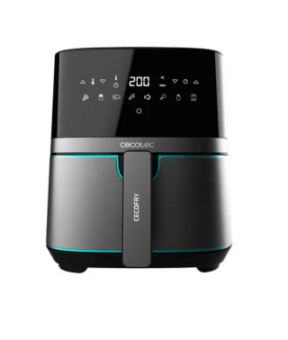 Freidora de aire Cecotec Cecofry Full lnoxBlack 5500 Pro 1700W 5,5L 8 modos por solo 38,98€