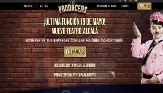 Descuento hasta 35% y 15% EXTRA para El musical The Producers
