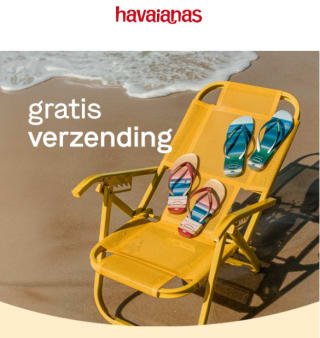 Gratis verzending van je bestelling bij Havaianas