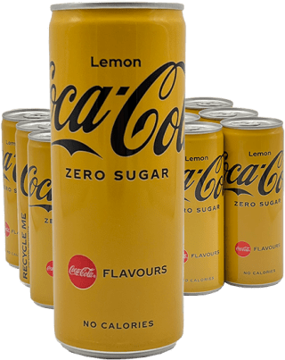 Coca Cola zero lemon 12x 250ml voor €4,95 bij Frisland