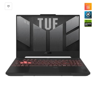 Ordenador Portatil ASUS TUF Gaming A15 2023 FA507XI-LP024 AMD Ryzen 9 7940HS/32GB/512GB SSD/RTX 4070/15.6" por 1399€