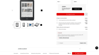 eBook Kobo Clara Colour 6" E Ink Kaleido 3 HD por 135,15€