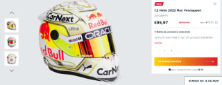 1:2 Helm 2022 Max Verstappen voor €95,97 in de Verstappen shop