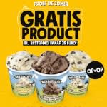 Gratis Ben & Jerry's (465ml) bij besteding van € 35 bij de Jumbo