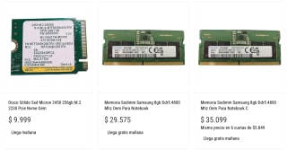 Componentes de PC desde $9.999 ARS por 2012PC