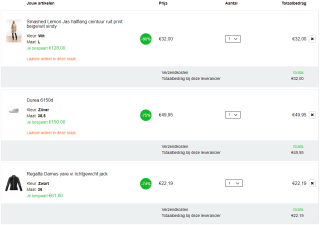 €7,50 extra korting bij besteding vanaf €100 bij To be dressed