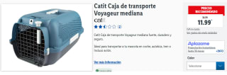 Caja de transporte Voyageur mediana por 11.99€
