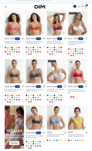 Las Rebajas en DIM con hasta -50% de Descuento.