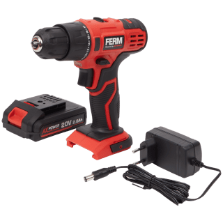 FERM accuboormachine-set met accu, lader en 2 bitjes voor €27,95 bij de Action