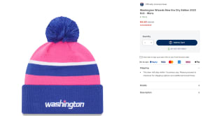 Gorro con Licencia Oficial de los Washington Wizards New Era City Edition 2022 por 6.5€