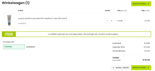 5% extra korting op lichaamsverzorging van diverse A-merken bij Vitatheek