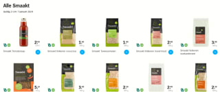 1+1 gratis op Alle Smaakt producten bij de AH
