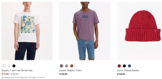 25% korting op alles bij Levi's