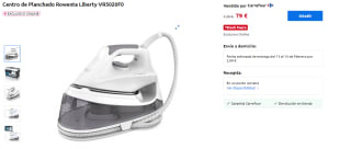 Centro de Planchado Rowenta Liberty VR5020F0 por 79€