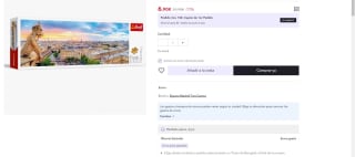 Puzzle Panorama Notre Dame Paris 1000 piezas por 6.90€