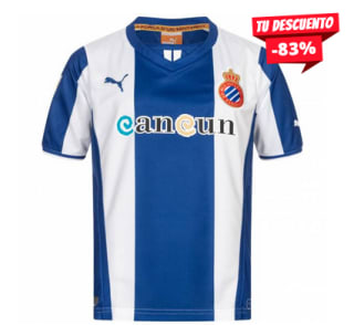 Camiseta Niño RCD Espanyol por solo 9,99€