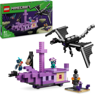 LEGO Minecraft De Enderdraak en het End-schip voor €49,99 bij Amazon