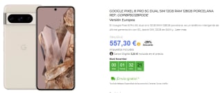 Google Pixel 8 Pro 12GB/128GB por 495,70€