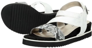 Choizz Dames sandalen zilverkleurig voor €9,99 bij Schuurmanschoenen