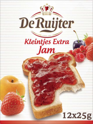 12 stuks De Ruijter - Kleintjes Extra Jam 12x 25g voor €16,66 bij Bol