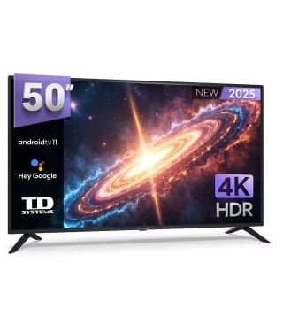 Smart TV TD Systems 50” 4K 2025 Hey Google Official Assistant Android 11 TD Systems K50DLC20GLE por 198,89€