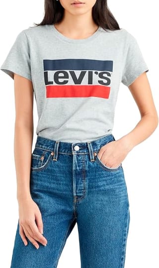 Levis Sports Logo T Shirt voor €12,53 bij Amazon