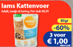 3 zakjes Lams kattenvoer voor €1 bij Die Grenze