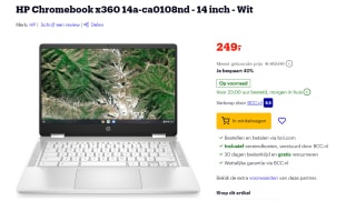 HP Chromebook x360 14a-ca0108nd voor €249 bij Bol.com
