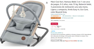 Hamaca Maxi-Cosi KORI 2,7 kg por 75.99€