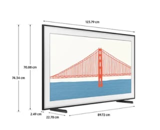 Smart Tv Samsung Qled The Frame 55" 4K Ultra Hd por $549.990