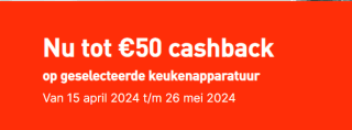 Tot €50 cashback op geselecteerde Tefal keukenapparatuur