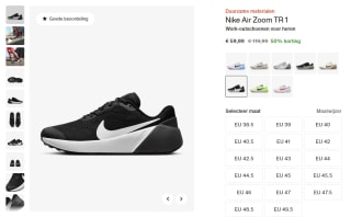 Nike Air Zoom TR 1 herenschoenen voor €59,99 bij Nike