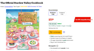 The Official Stardew Valley Cookbook (hardcover) voor €17,39 bij Bol