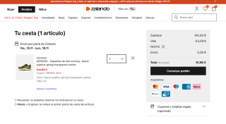 Zapatillas Salomon Genesis Hombre por solo 81,86€