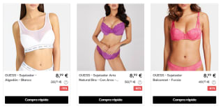 Ropa de la marca Guess desde solo 2,99€ ofertaza