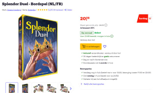 Splendor Duel bordspel voor €20,09 via Bol