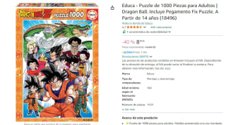 Educa Puzzle 1000 Piezas Dragon Ball. Incluye Pegamento Fix Puzzle por 8,39€