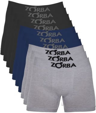 Kit com 10 Cuecas da Zorba, modelo Boxer Algodão - R$ 199,90