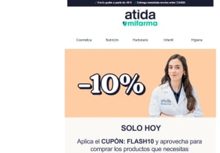 10% dto EXTRA sin mínimo de compra