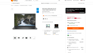 Dell Vostro 3520 Intel Core i5-1235U/16GB/512GB SSD/15.6" por 639€