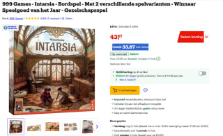 Tot €10 Select-korting op 999 Games bij Bol.